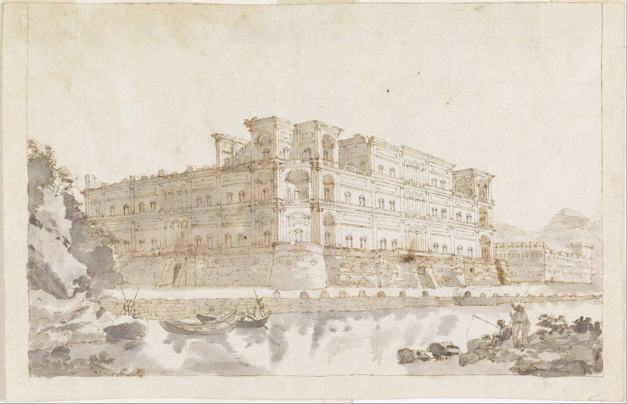 O Palácio de Donn &39;Anna em Nápoles de Unbekannt