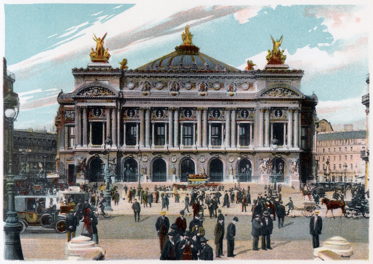 O Palais Garnier, Paris, c1900 de Unbekannt
