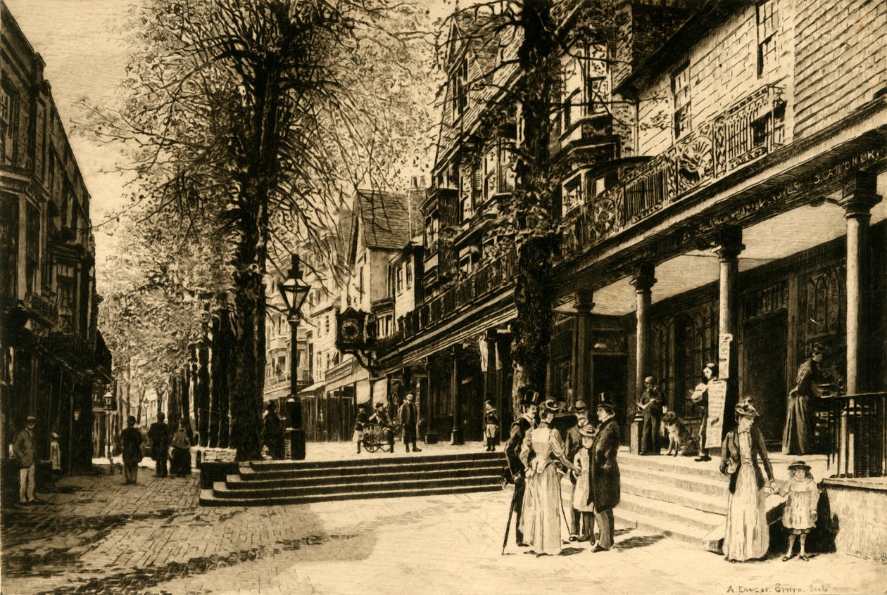 Os Pantiles, Tunbridge Wells, 1898. de Unbekannt