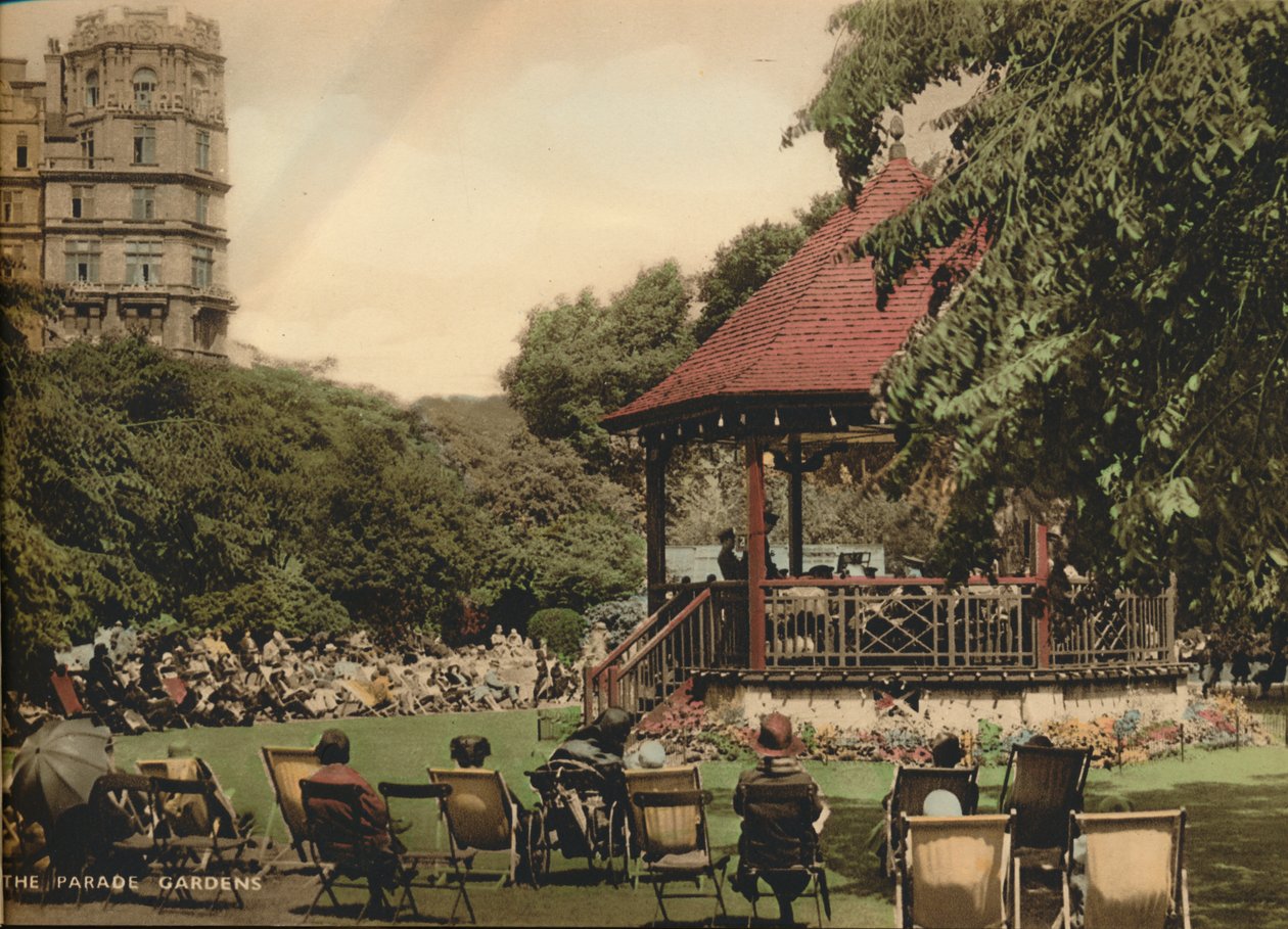 Os jardins do desfile, Bath, Somerset, c1925 de Unbekannt