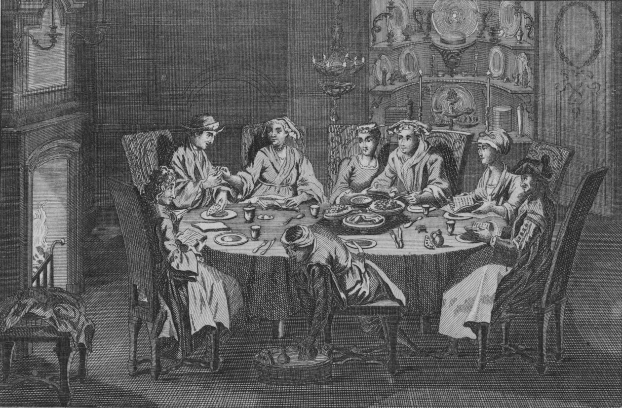 A Páscoa dos judeus portugueses, c1730s. de Unbekannt
