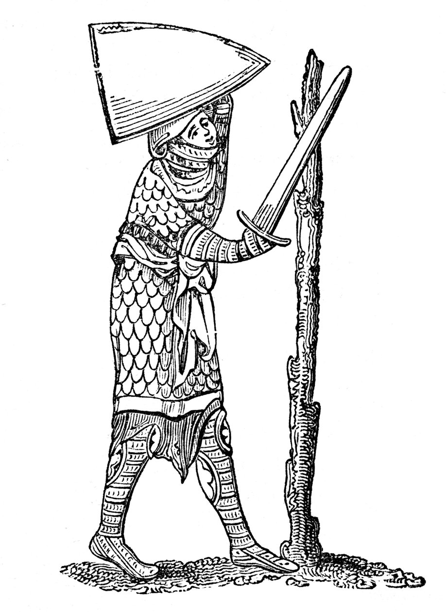 Pelin Quintain, século XIV, 1883 de Unbekannt