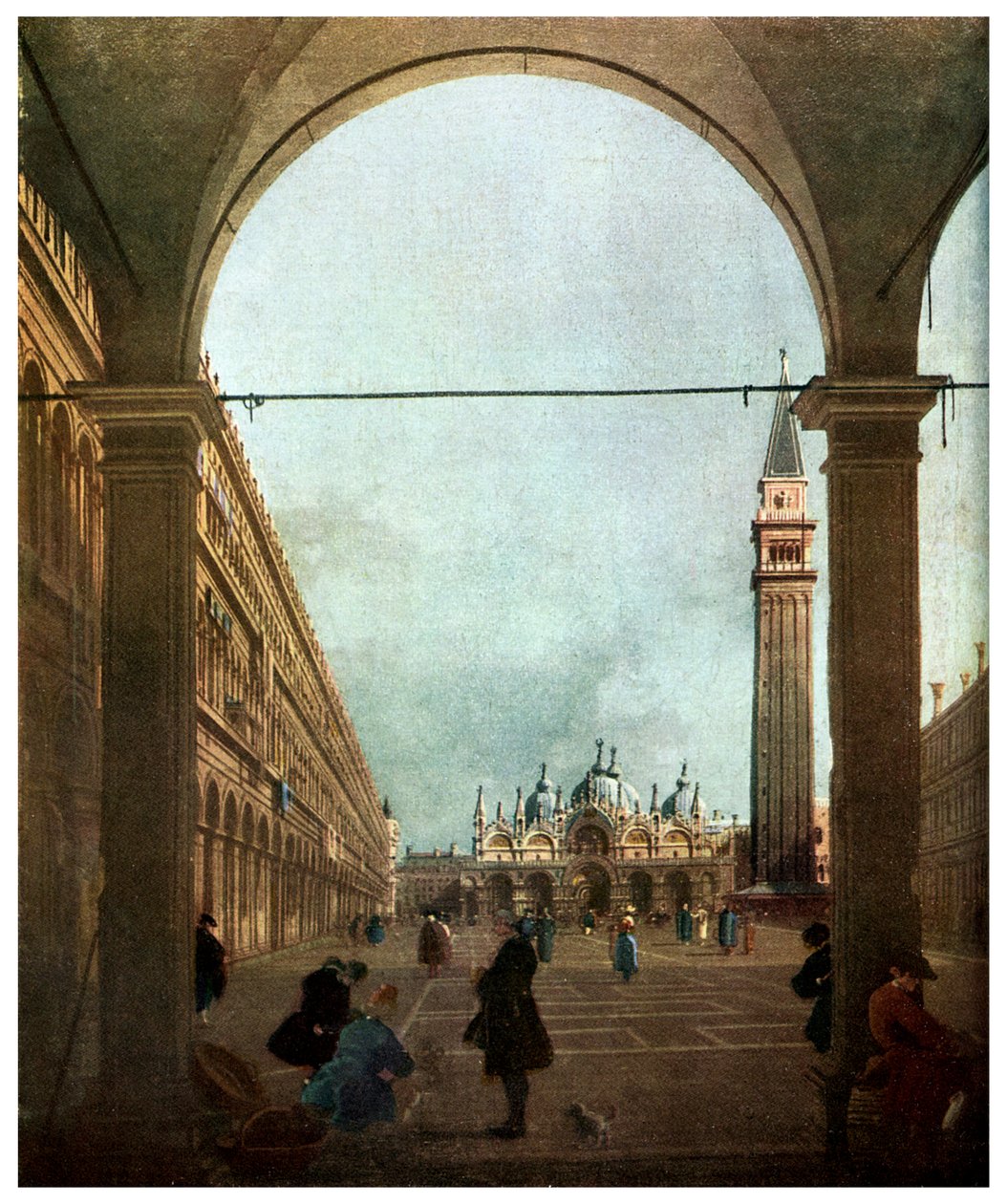 A praça, Veneza, c1756 1956 de Unbekannt