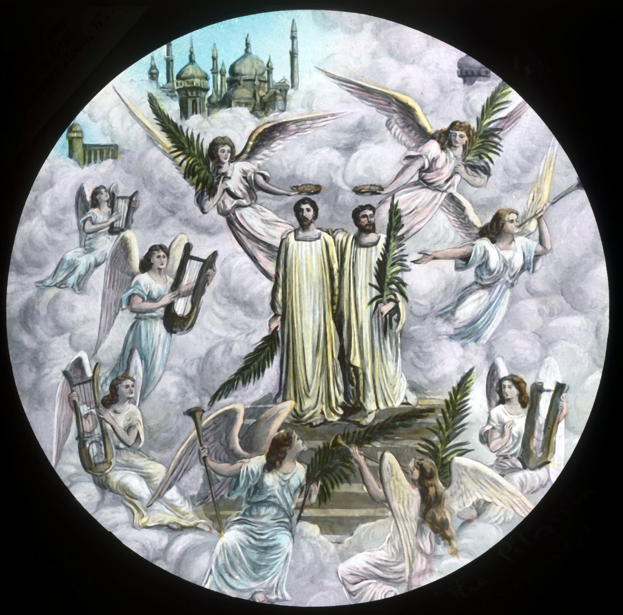 Os peregrinos coroados, c1910. de Unbekannt