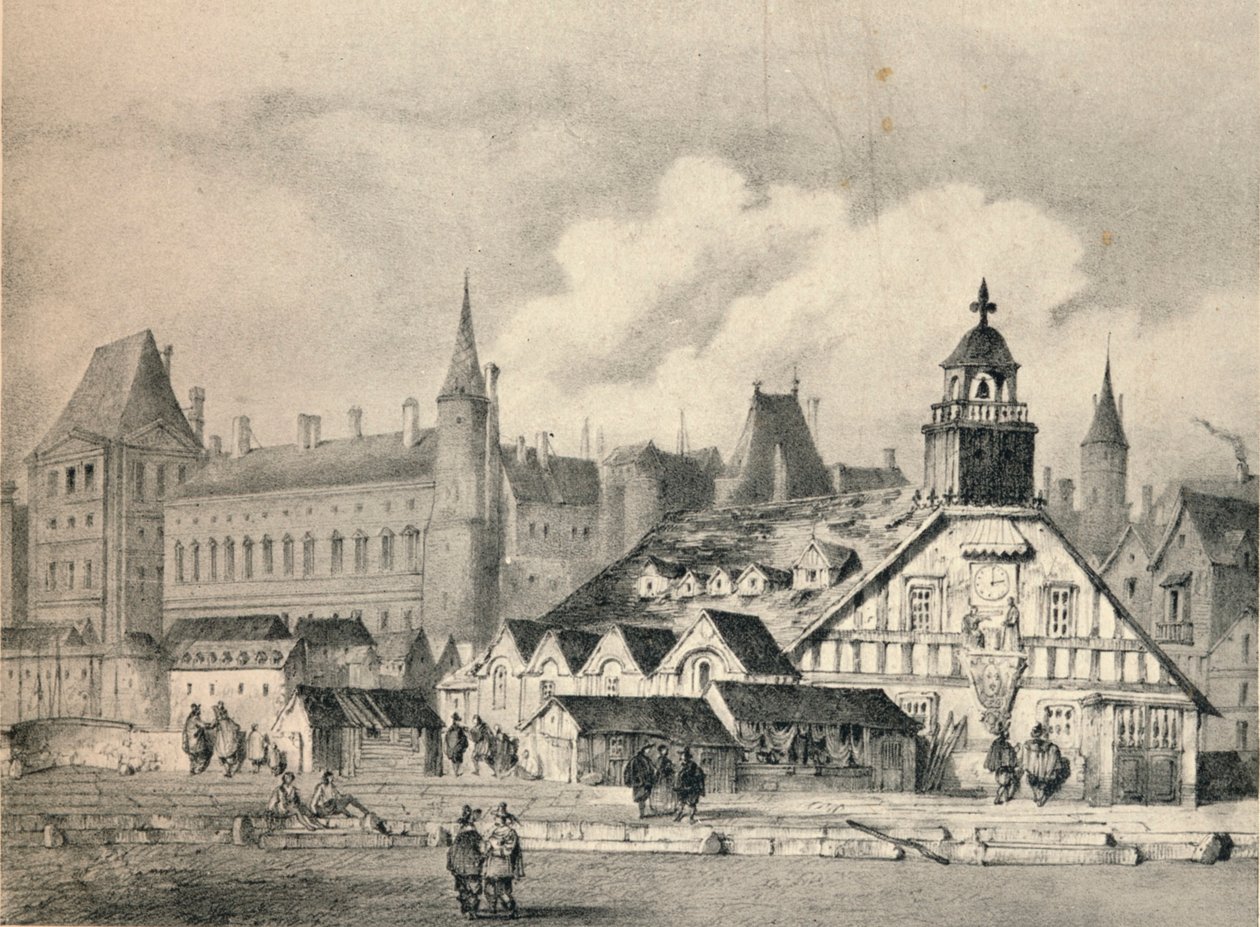 A Pompe de la Samaritaine em 1635, 1915 de Unbekannt