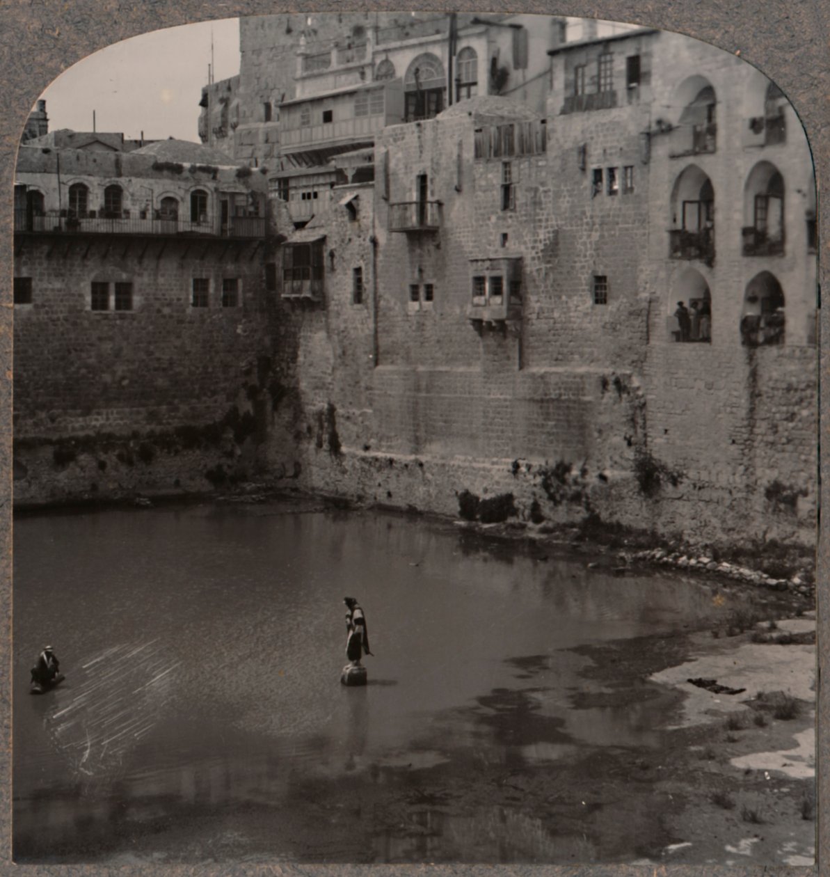 A piscina de Ezequias, Jerusalém, c1900 de Unbekannt