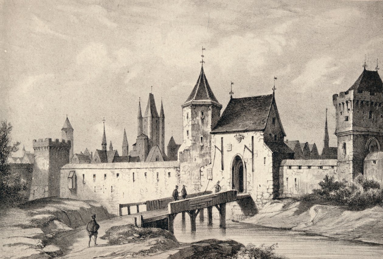 O portão do templo, 1915 de Unbekannt