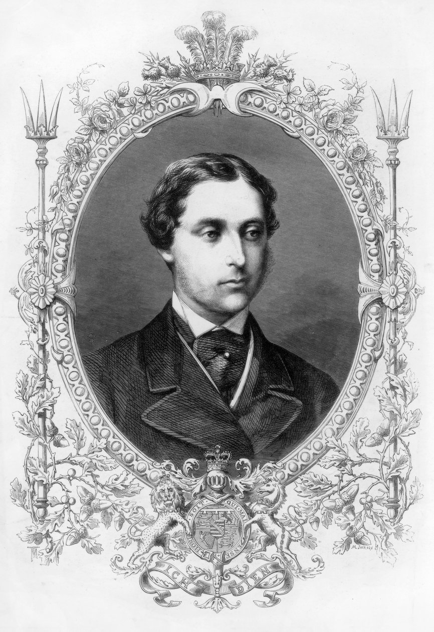 O Príncipe de Gales, 1862 de Unbekannt