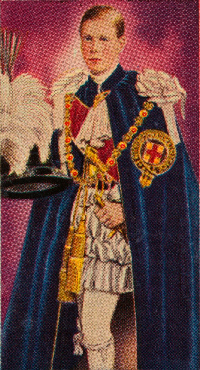O Príncipe de Gales em sua investidura como Cavaleiro da Liga, 1911 1935 de Unbekannt