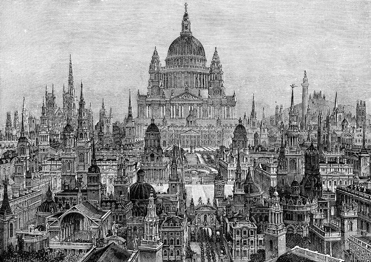 As principais obras de Sir Christopher Wren, 1882 de Unbekannt