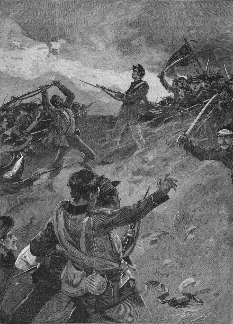 O prêmio foi disputado de aço a aço, 1896, 1902 de Unbekannt