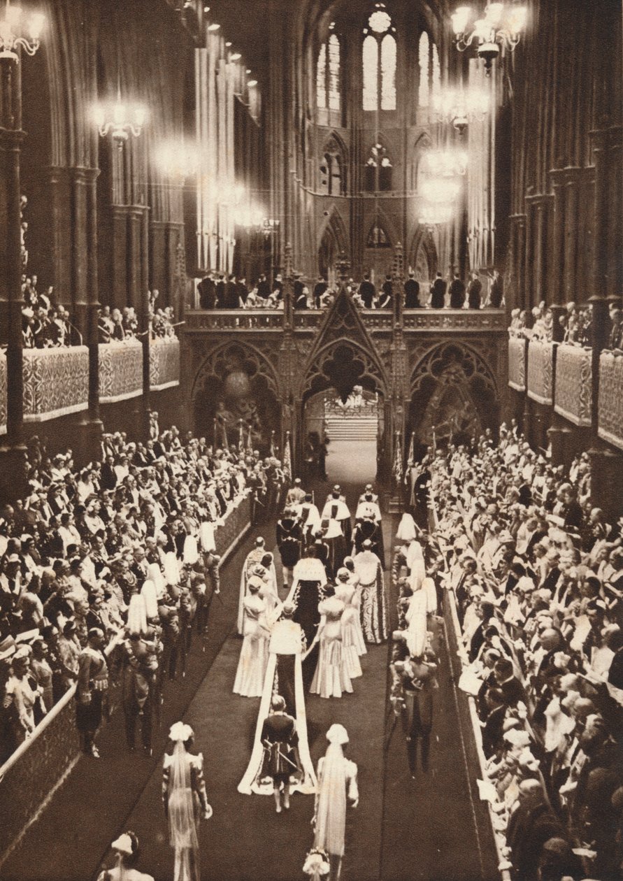 A procissão na abadia, 1937 de Unbekannt