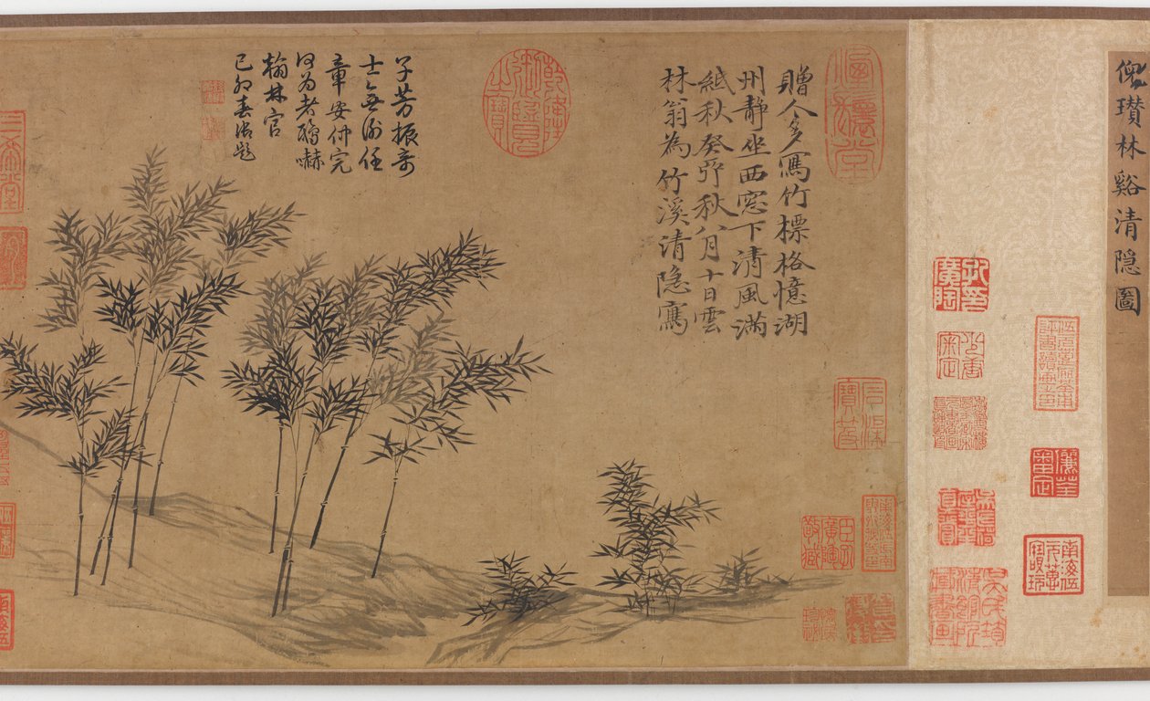 The Pure Recluse of Bamboo Creek, dinastia Ming, século XV. de Unbekannt