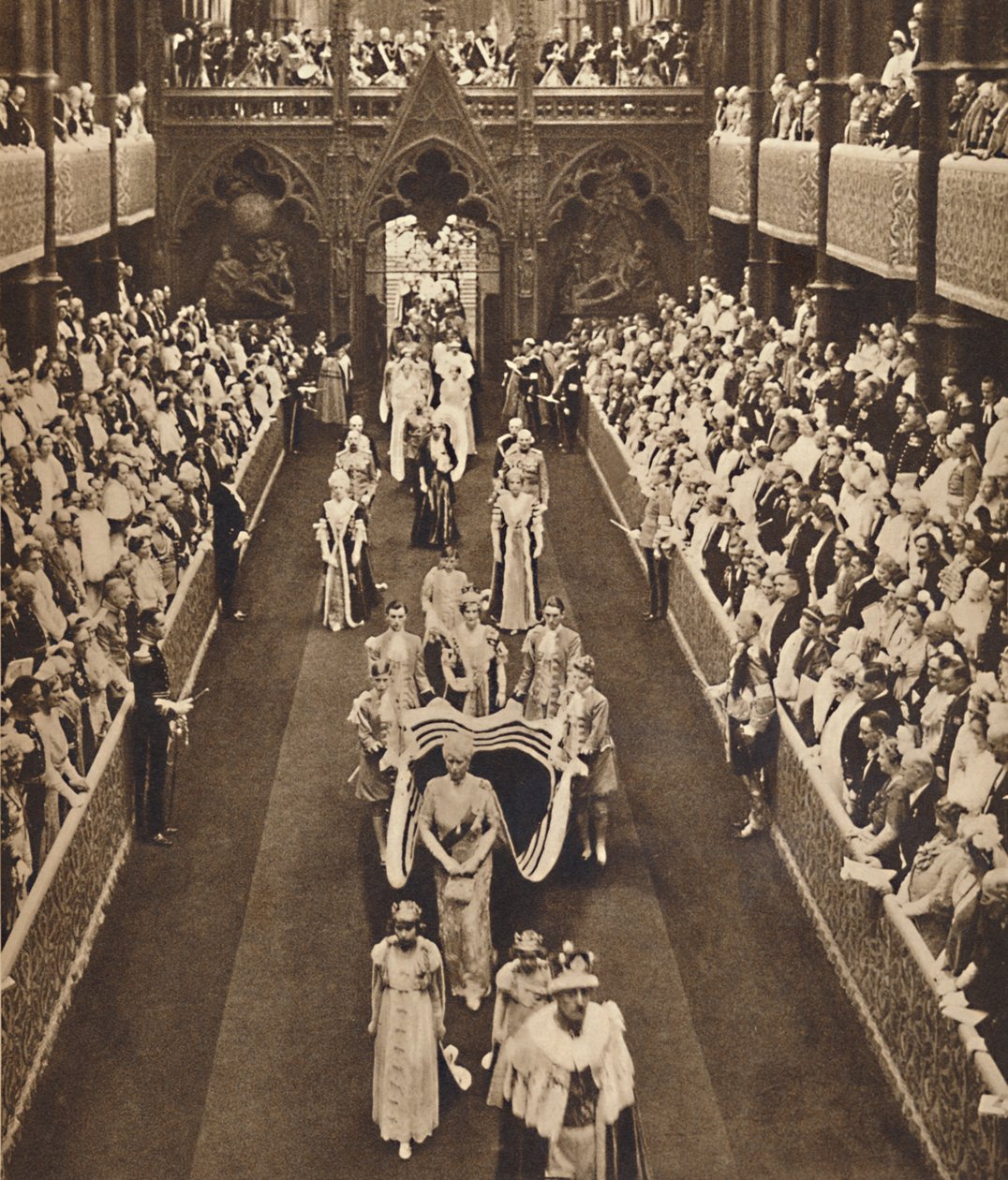 A procissão das mães rainha, 12 de maio de 1937 de Unbekannt