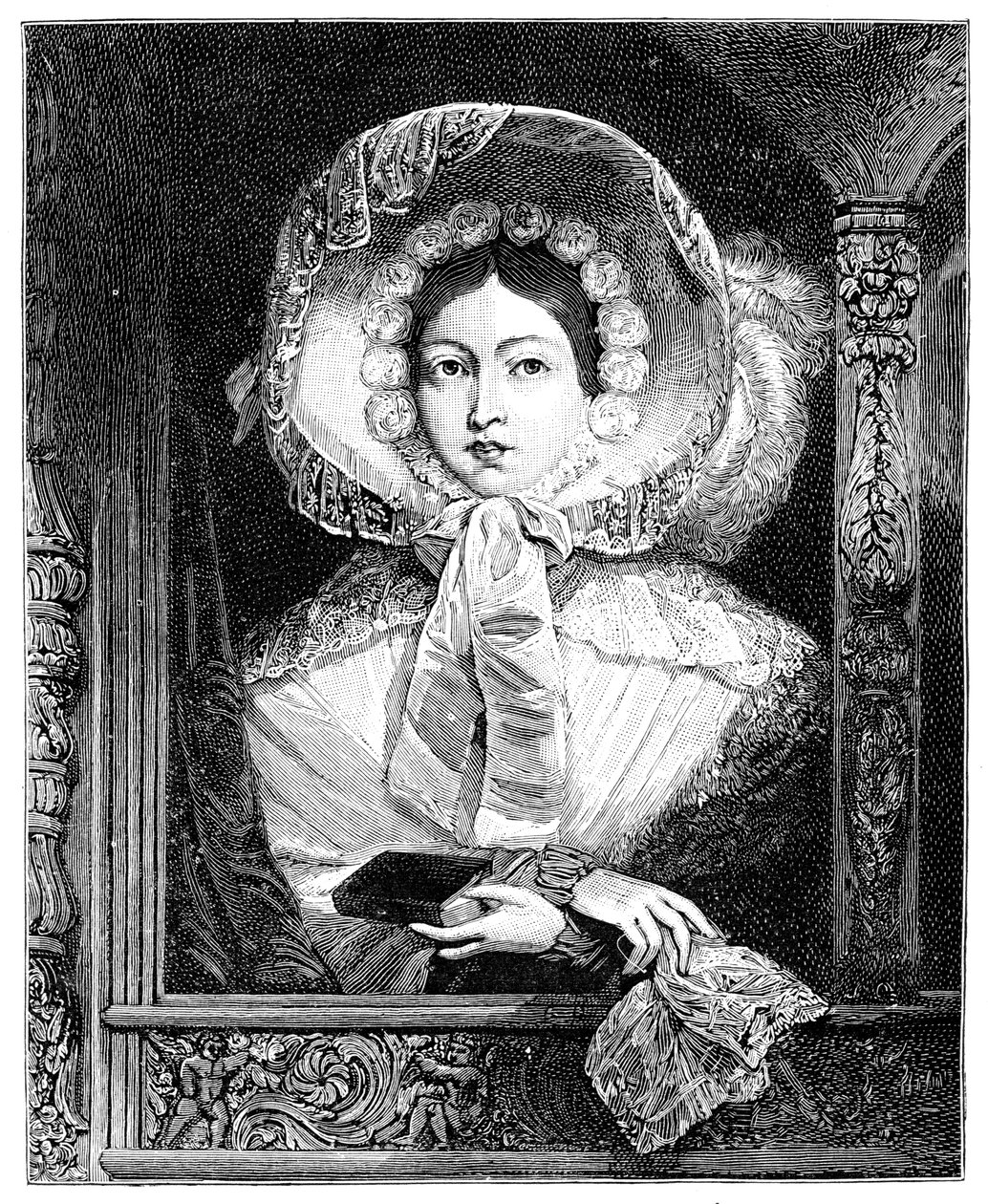 A rainha na galeria real, c1850s, 1900 de Unbekannt