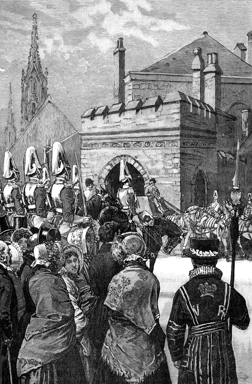A rainha que abre o parlamento, 1846, 1900 de Unbekannt