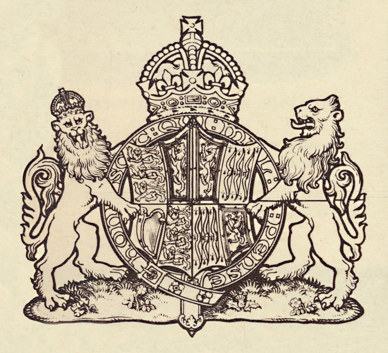 A brasão do Queens, 1937 de Unbekannt