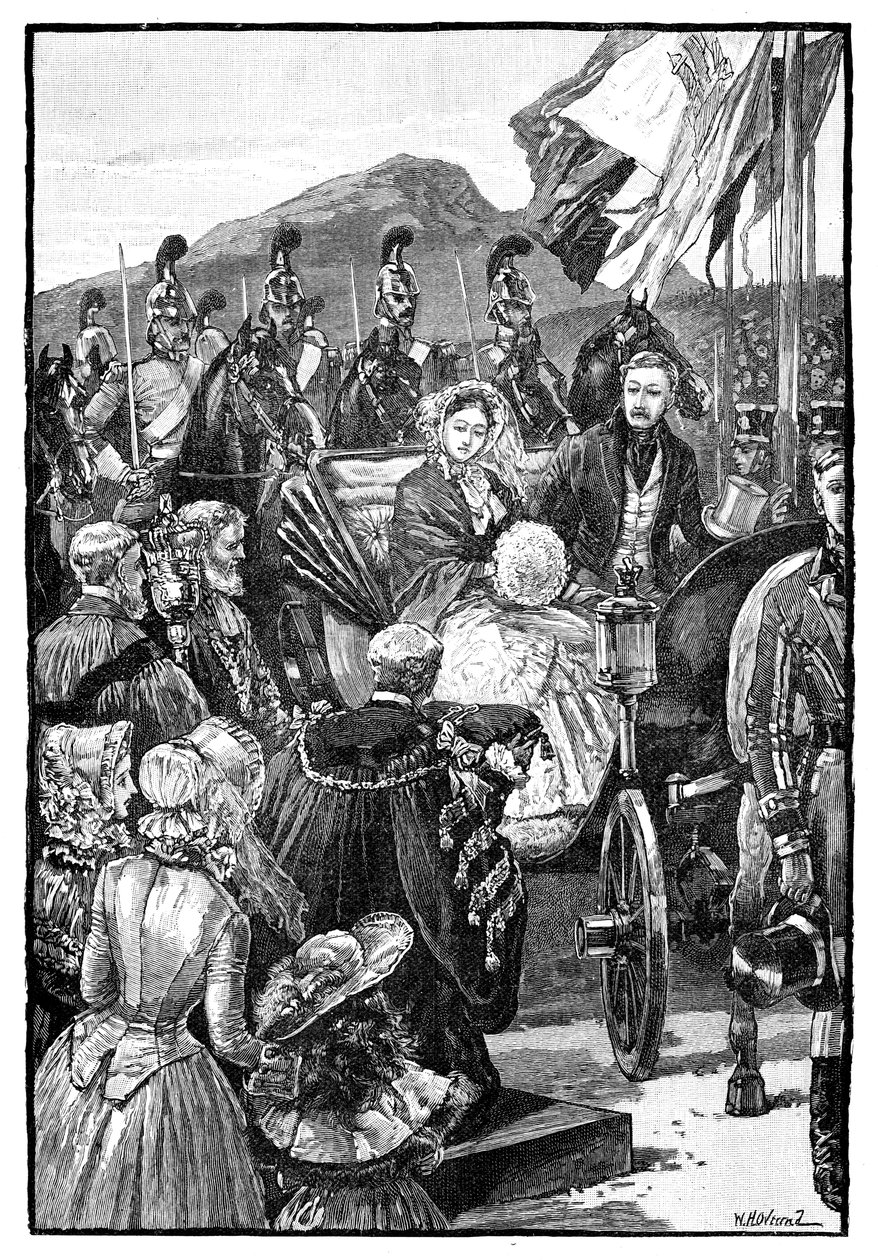 A entrada do Queens em Edimburgo, c1840s, 1900 de Unbekannt