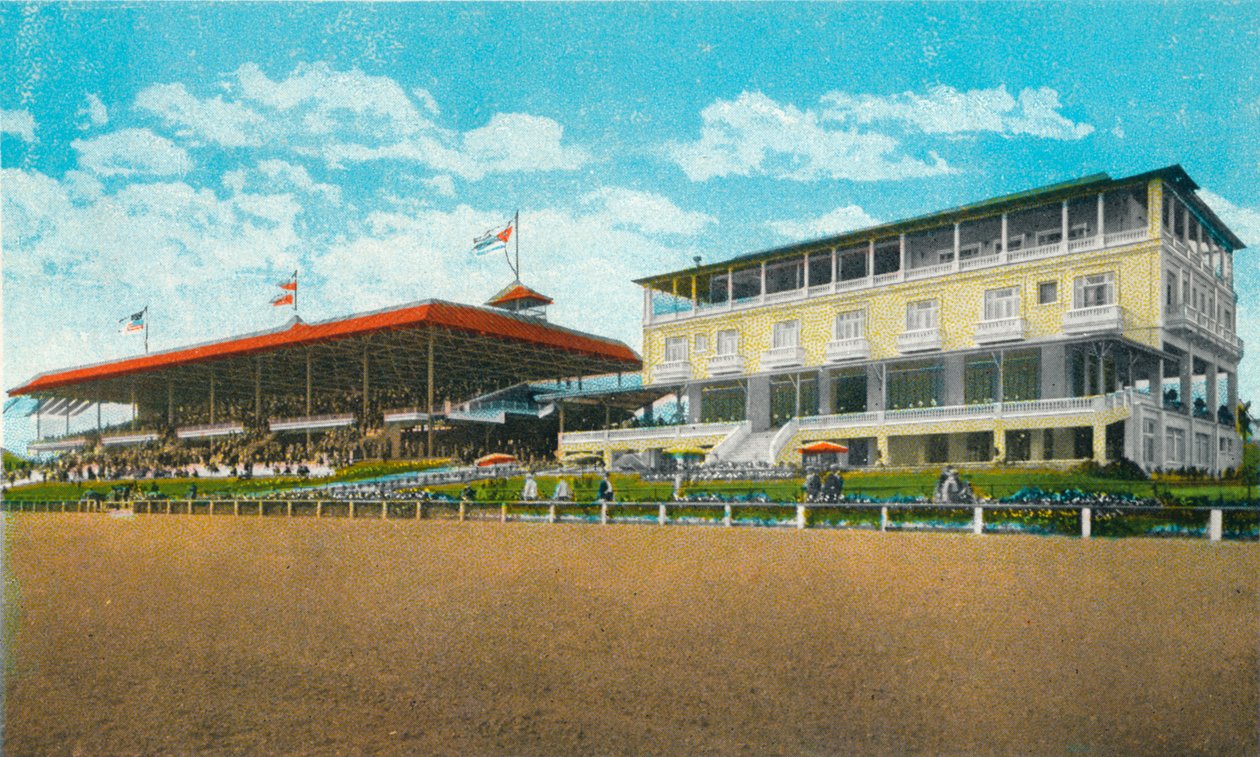 A pista de corrida no Oriental Park, Havana, Cuba, c1915 de Unbekannt