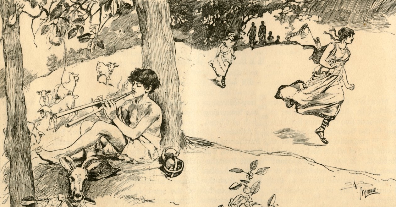 A raça das meninas espartanas, 1881. de Unbekannt