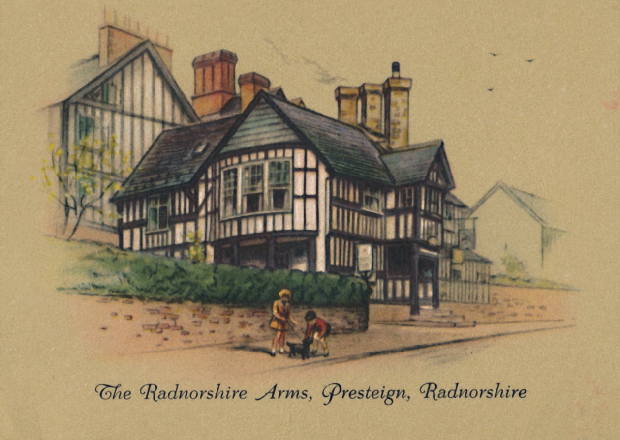 As armas de Radnorshire, Presteign, Radnorshire, 1939 de Unbekannt