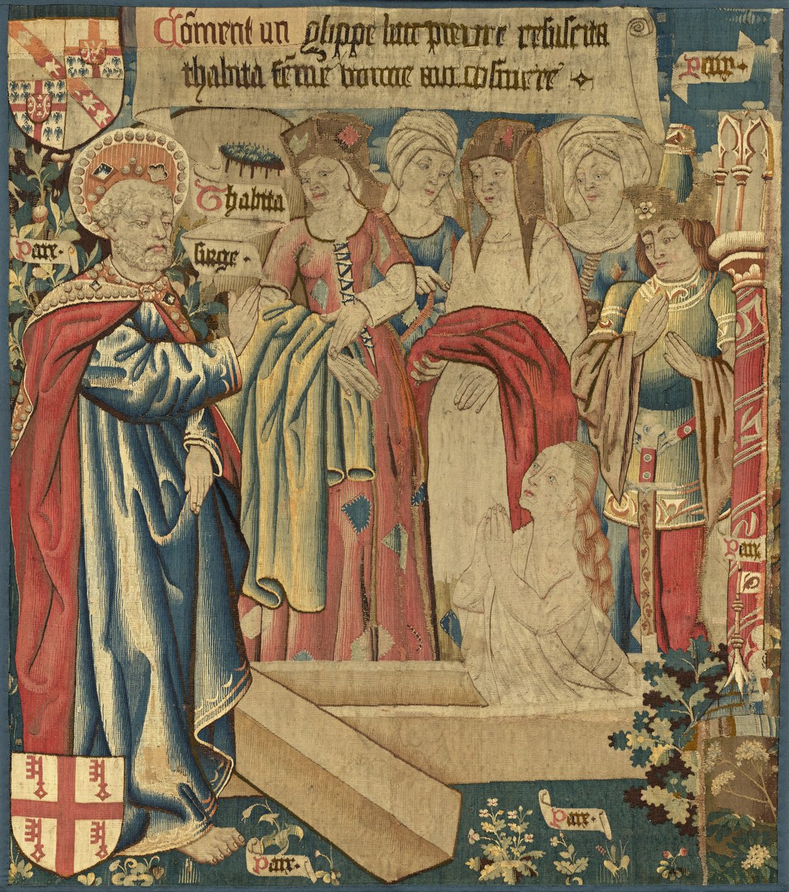 A Ressurreição de Tabita, c. 1460. de Unbekannt