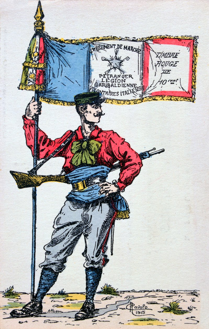 Os Redshirts, Legião Garibaldienne, 1915 de Unbekannt