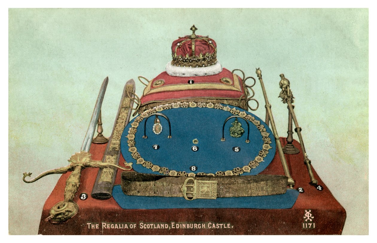 Regalia da Escócia, Castelo de Edimburgo, século XIX ou XX de Unbekannt