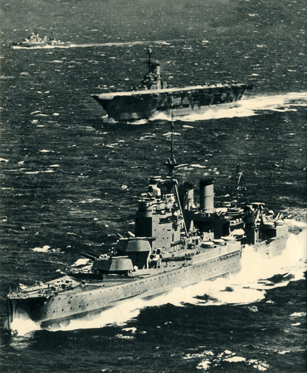 The Renown, the Ark Royal e Sheffield, c1939-1941, 1942. de Unbekannt