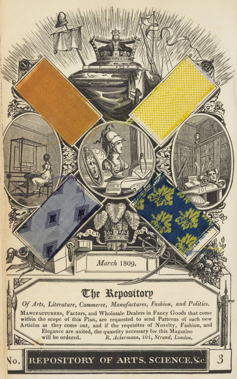 O Repositório de Artes, Literatura, Comércio, Manufaturas, Modas e Pol..., janeiro-junho de 1809. de Unbekannt