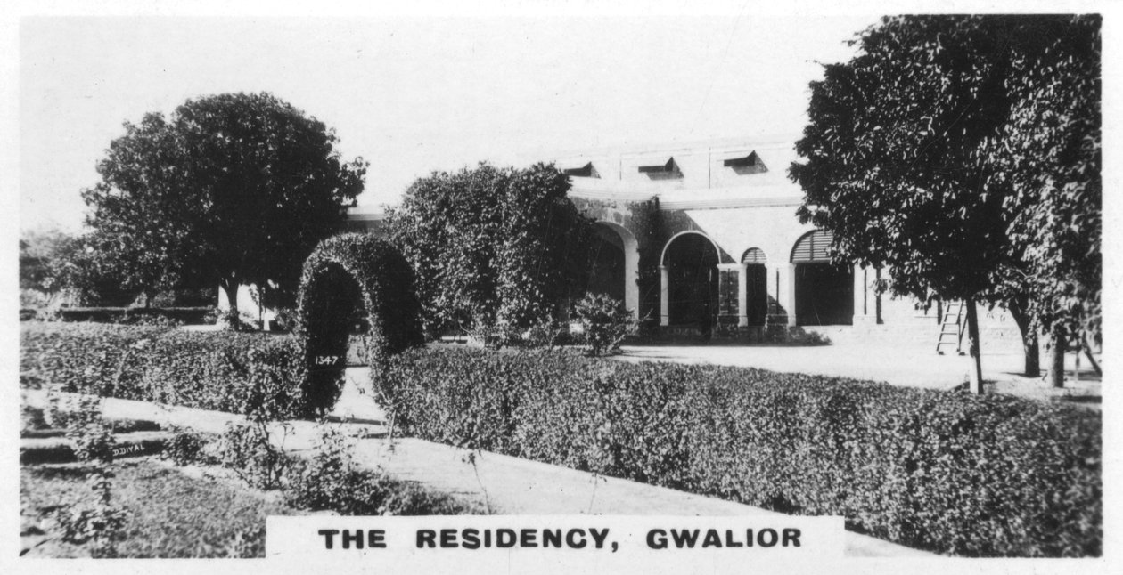 A Residência, Gwalior, Madhya Pradesh, Índia, c1925 de Unbekannt