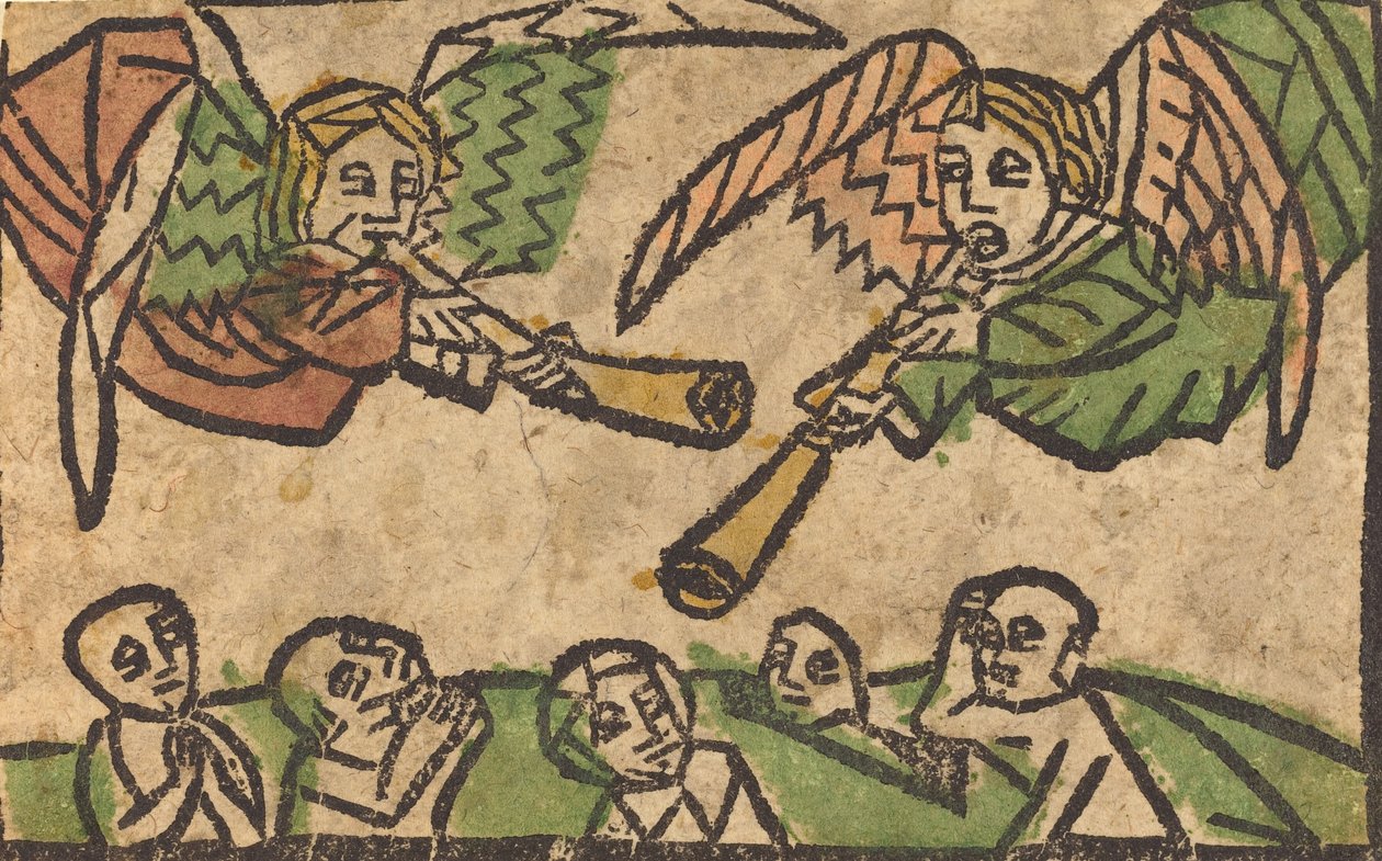 A Ressurreição dos Mortos, c. 14601470. de Unbekannt