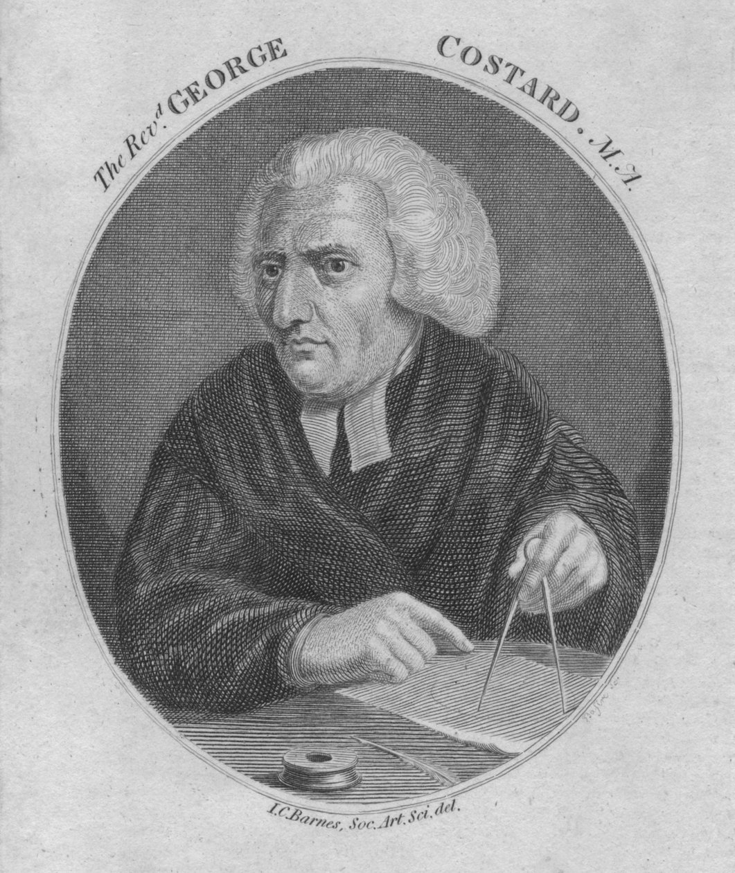 O Revd. George Costard. MA, 1805. de Unbekannt