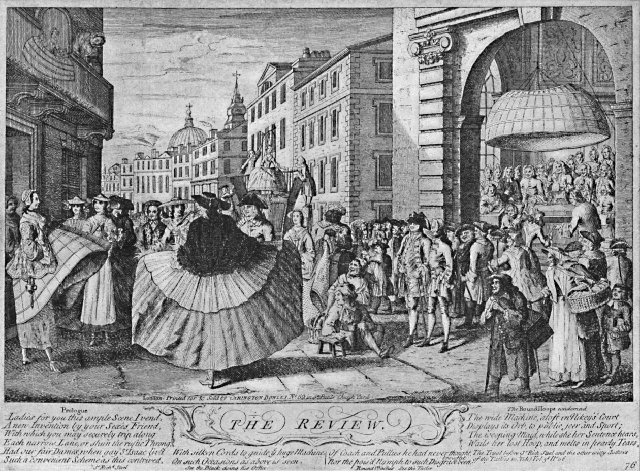 A revisão: Uma sátira sobre aros, c1733, 1904 de Unbekannt