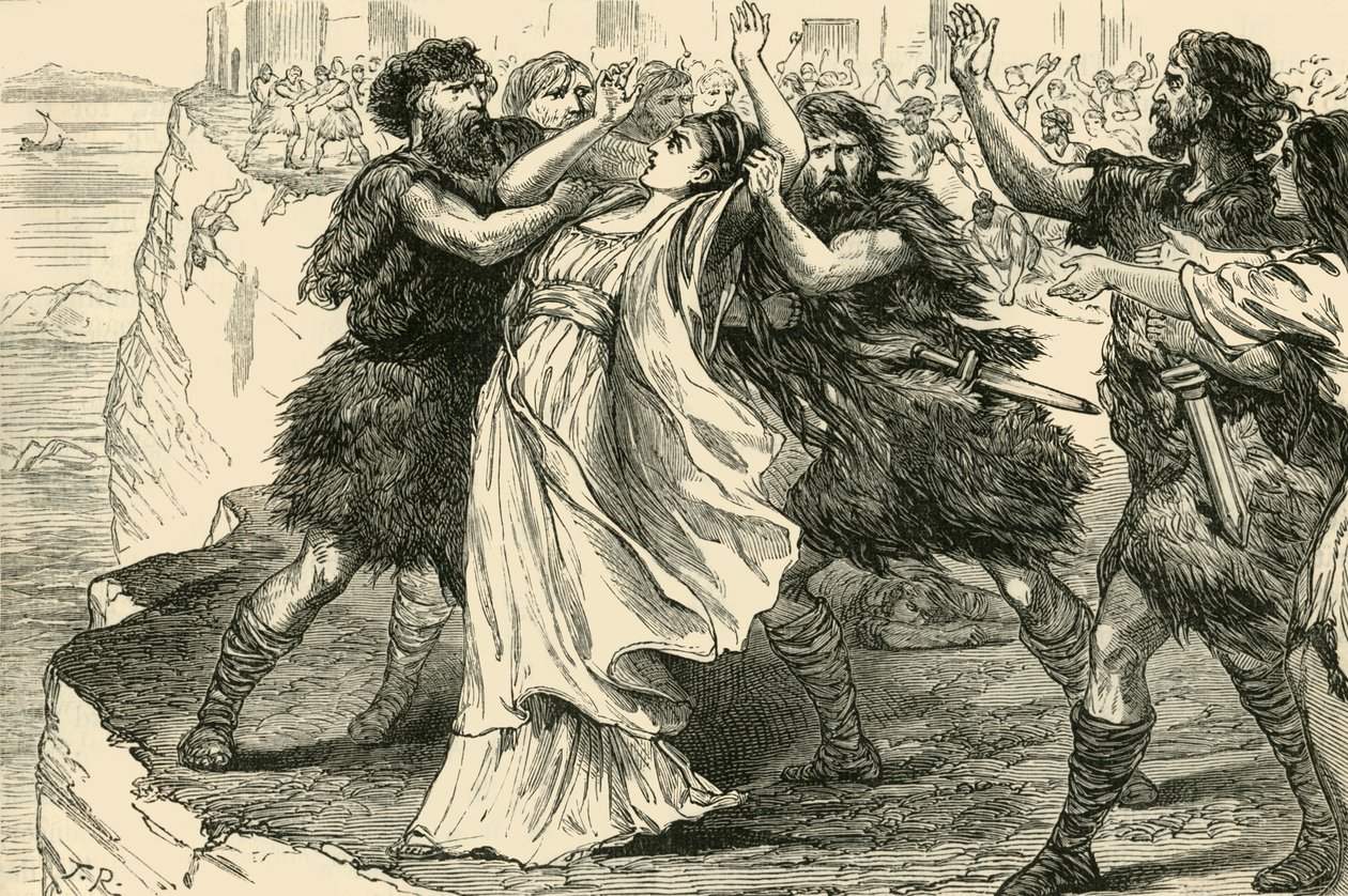 Os escravos revoltados em Enna, 1890. de Unbekannt