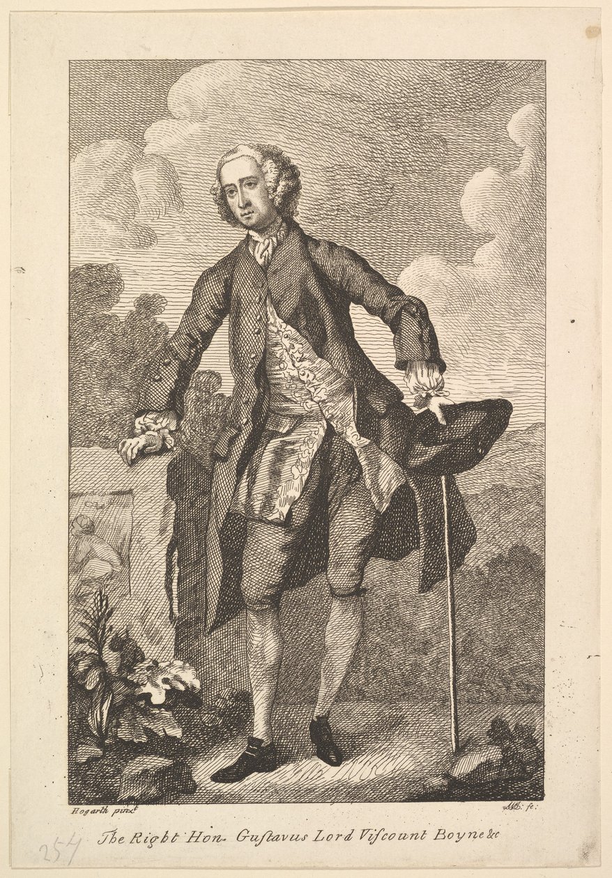 O Hon certo Gustavus Lord Visconde Boyne & c., 1794. de Unbekannt