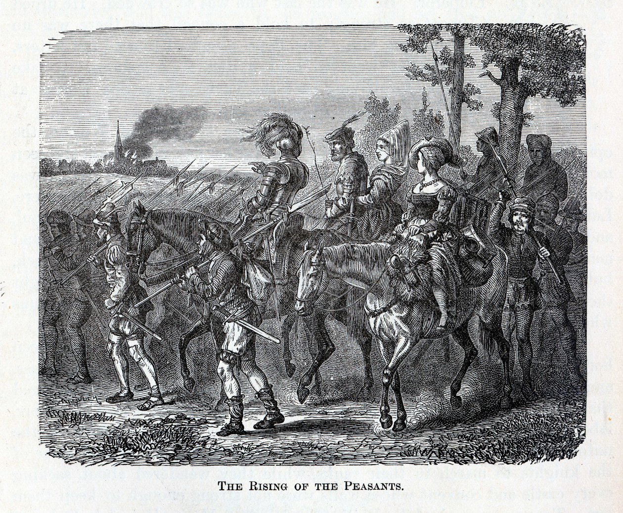 O surgimento dos camponeses, 1882 de Unbekannt