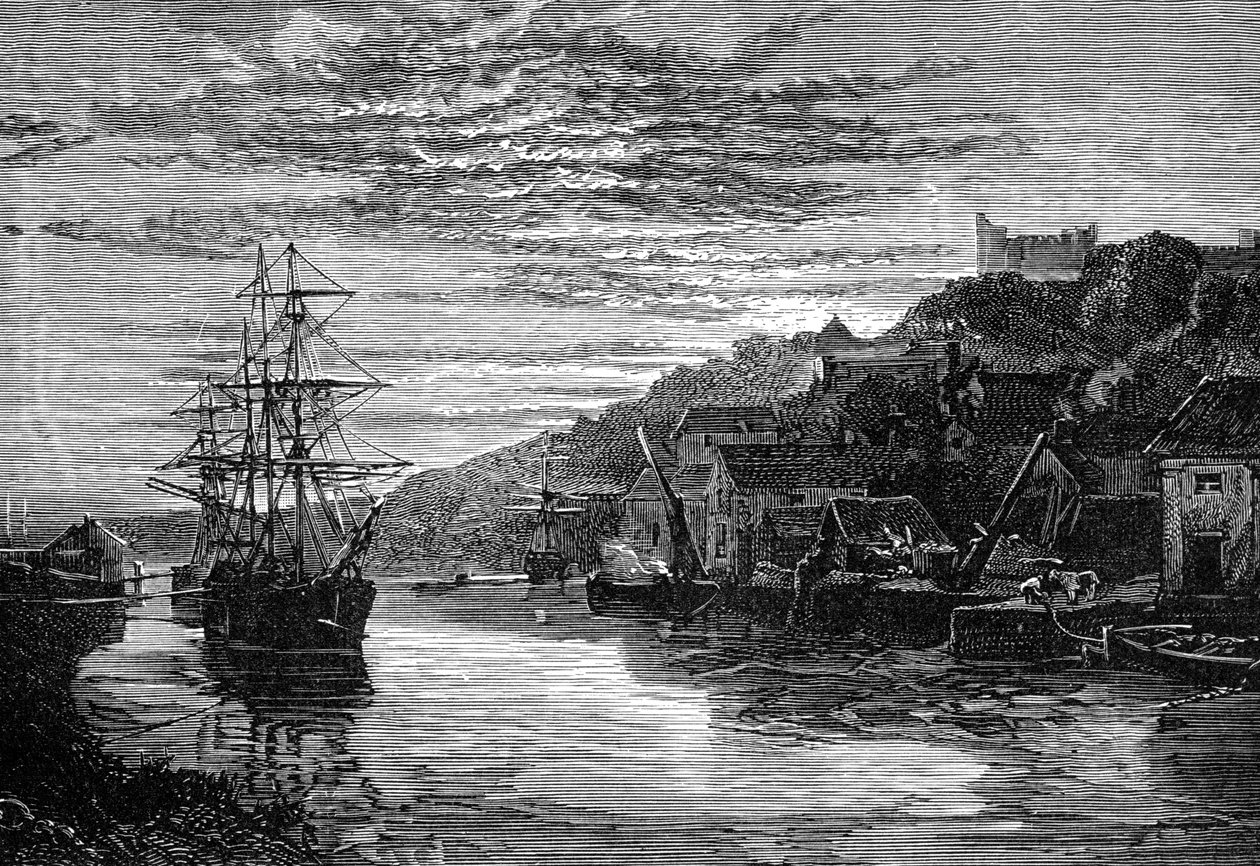 O rio em Arundel, Sussex, 1900 de Unbekannt