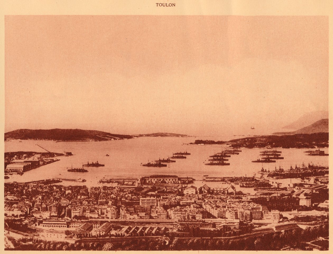 O Roadstead, Toulon, 1930. de Unbekannt