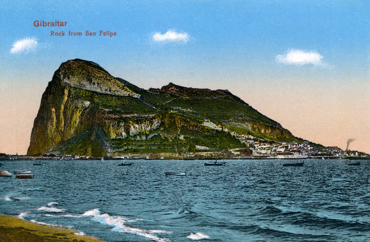 A Rocha de Gibraltar, 1945 de Unbekannt