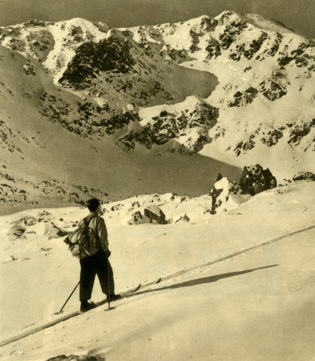 O Rottenmann e Wölz Tauern, Styria, Áustria, c1935. de Unbekannt