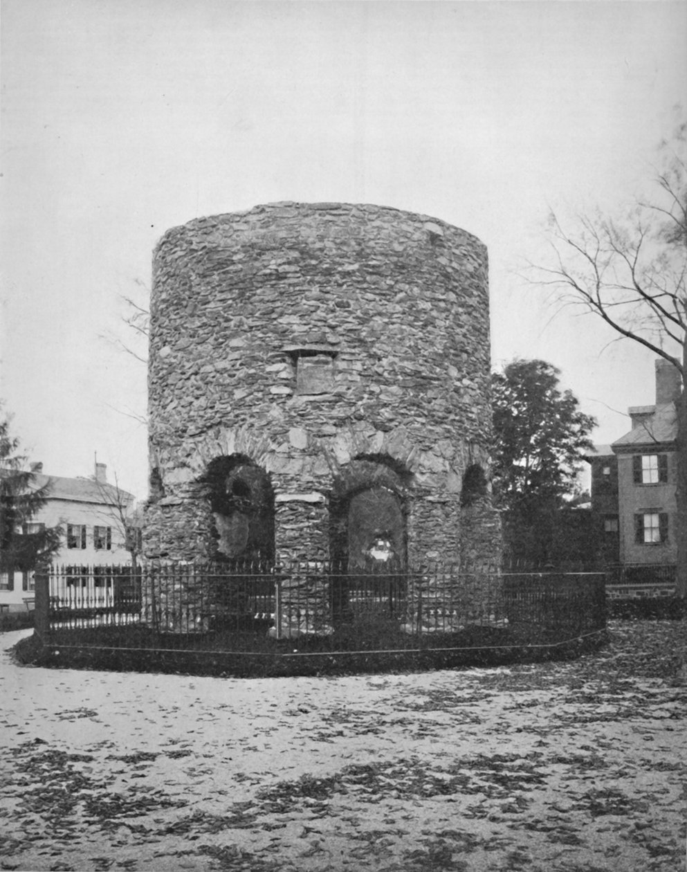 A torre redonda em Newport, c1892 de Unbekannt