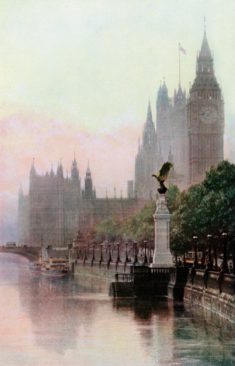 Royal Memorial da Força Aérea, Embankment, Londres, c1930s de Unbekannt
