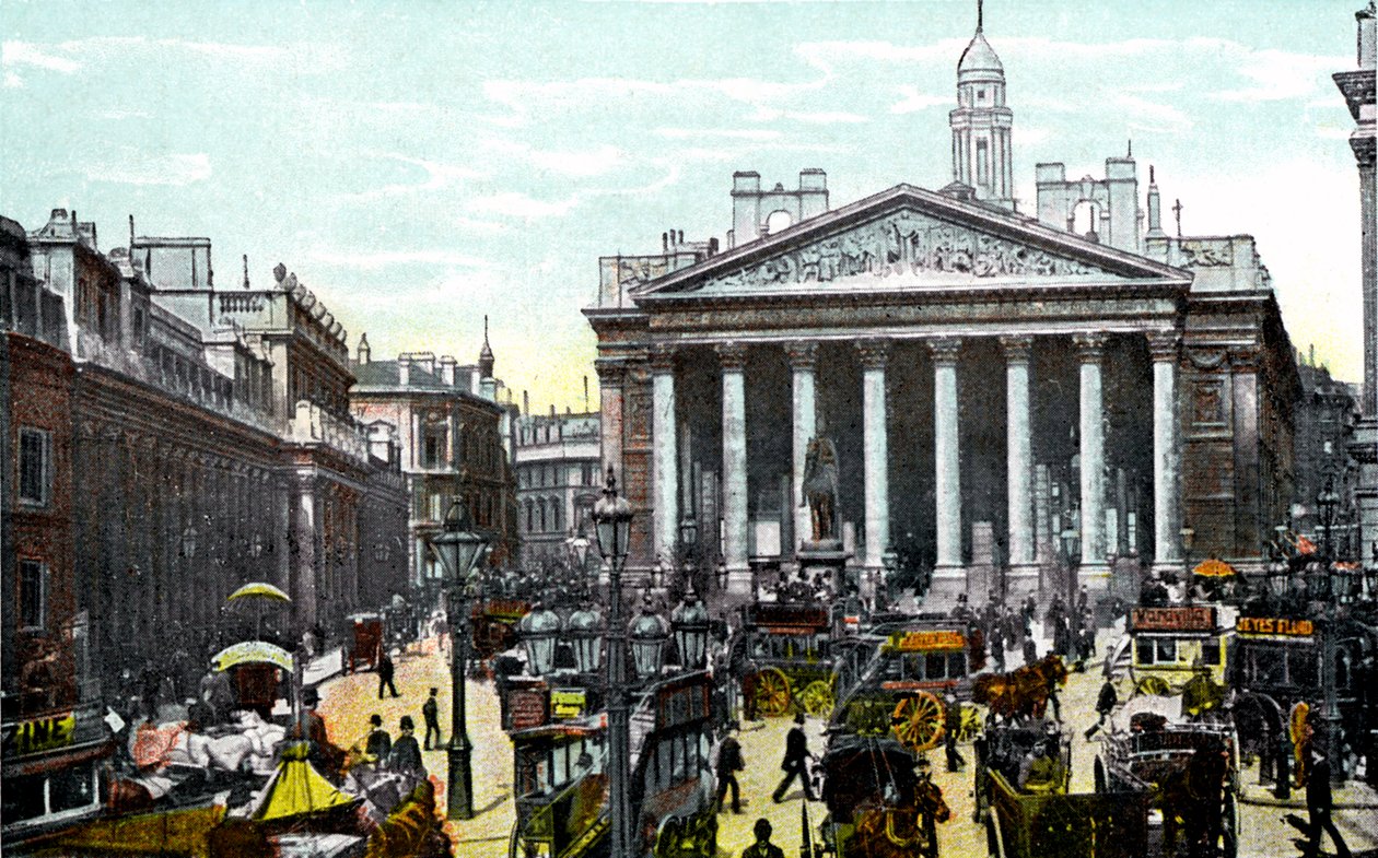The Royal Exchange, Londres, século 20 de Unbekannt