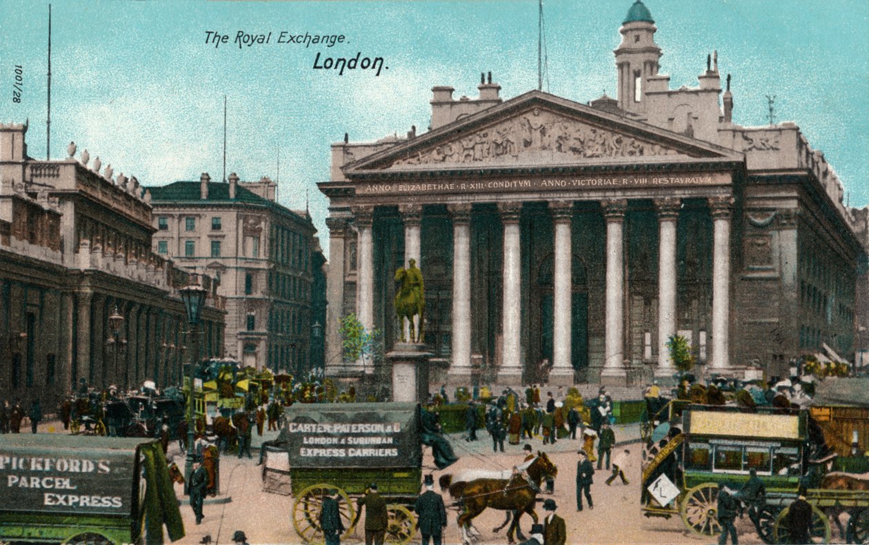 Royal Exchange, Londres, c1910 de Unbekannt