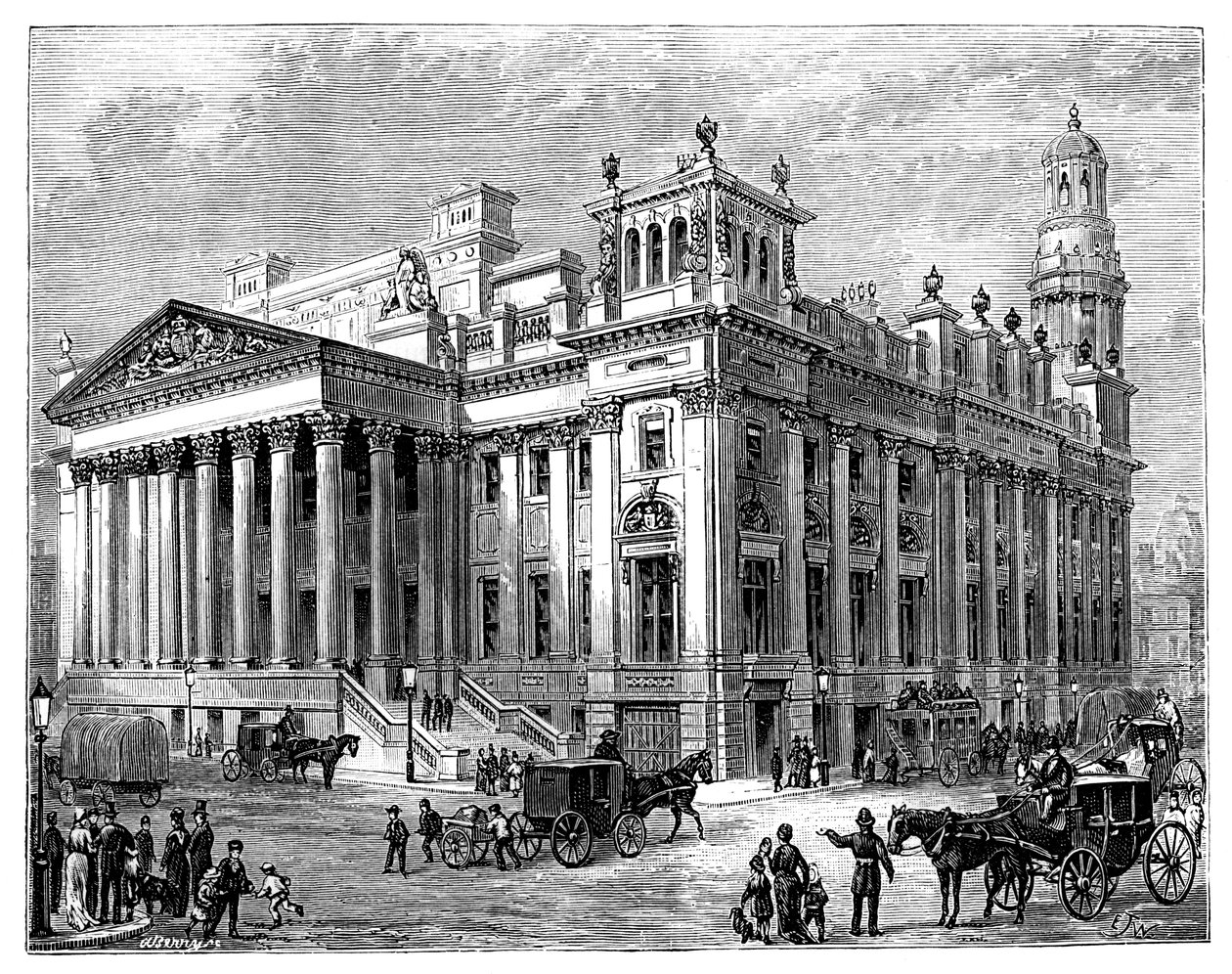 Royal Exchange, Manchester de Unbekannt