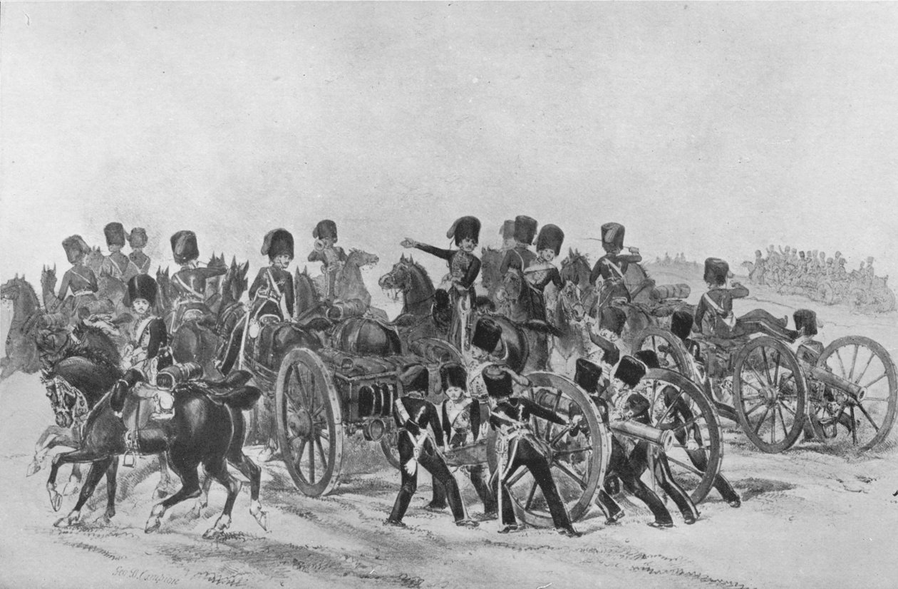 A artilharia real do cavalo, 1846 1909 de Unbekannt