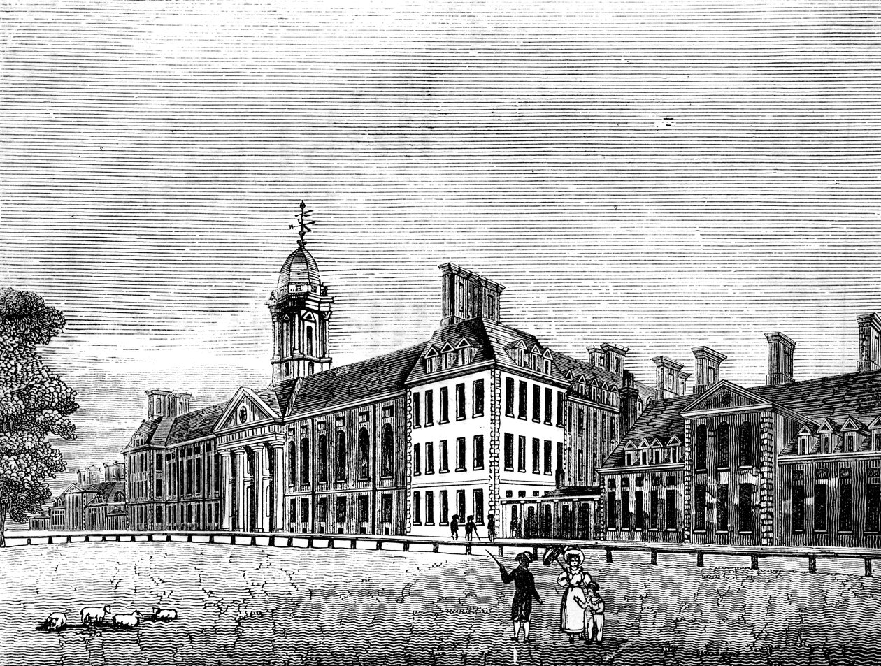 Royal Hospital, Chelsea, Londres, século XIX de Unbekannt