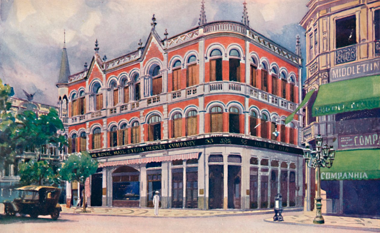 The Royal Mail Steam Packet Companys Offices, Avenida Rio Branco., 1914 de Unbekannt