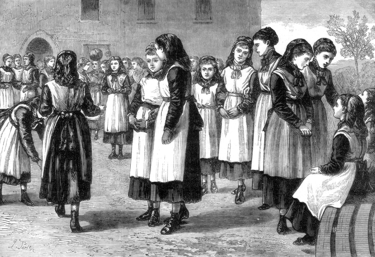 A Escola Maçônica Real para meninas, St Johns Hill, Battersea Rise, Londres, 1875 de Unbekannt